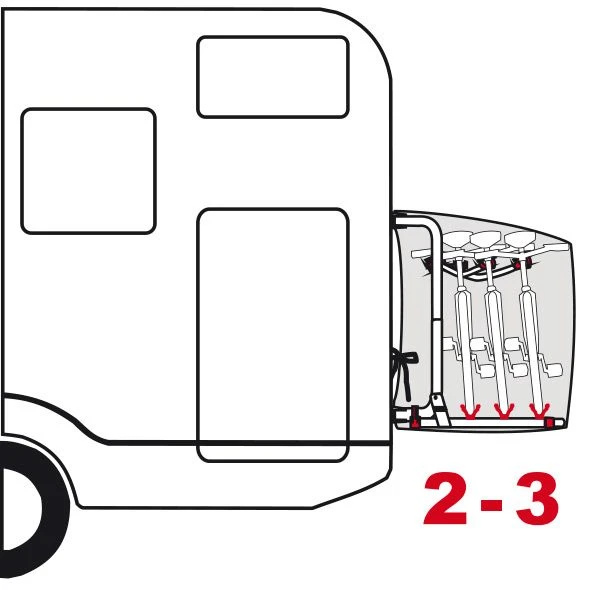 Fiamma Bike Cover S - 2/3 Bikes 2 Fiamma Bike Cover S - 2/3 Bikes - Image 2