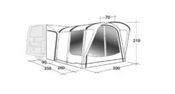 Outwell Newburg 260 Drive Away Awning -Outwell Sales 111102 newburg 260 drawing perspective2