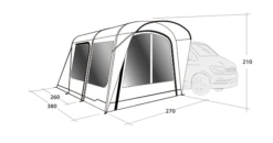 Outwell Wolfburg 380 Drive Away Air Awning -Outwell Sales 111247v22 061 720