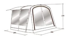 Outwell Universal Awning Size 1 17 Outwell Universal Awning Size 1 -Outwell Sales 111290 universal awning size 1 drawing perspective2
