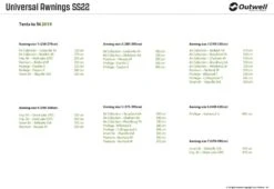 Outwell Universal Tent Awning Size 6 -Outwell Sales 111295 12