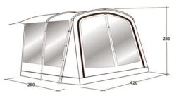 Outwell Universal Tent Awning Size 6 -Outwell Sales 111295 3