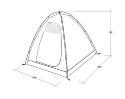 Outwell Free Standing Inner Tent L 14 Outwell Free Standing Inner Tent L -Outwell Sales 111340 free standing inner l drawing perspective2
