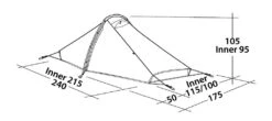 Robens Starlight 2 Tent 11 Robens Starlight 2 Tent -Outwell Sales 130259 starlight 2 drawing perspective 2