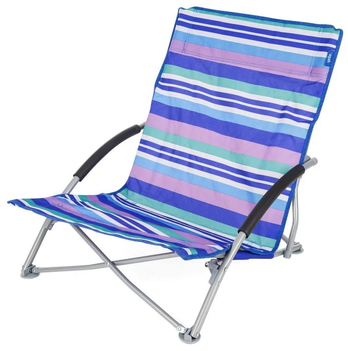 Yello Low Beach Chair Stripe Blue 1 Yello Low Beach Chair Stripe Blue