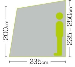 Quest Falcon 220 Poled Porch Caravan Awning -Outwell Sales a3500a 6 fullsize