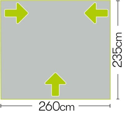 Quest Falcon Air 260 Porch Awning 2 Quest Falcon Air 260 Porch Awning - Image 2