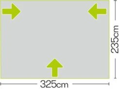 Quest Falcon Air 325 Porch Awning -Outwell Sales a3502a 7 photo