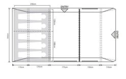 Outdoor Revolution Airedale 5.0S Tent Package -Outwell Sales airedale 5s 1 2