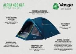 Vango Alpha 400 CLR Tent -Outwell Sales alpha 400 clr