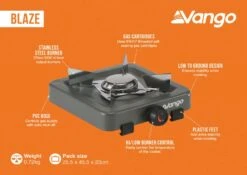 Vango Blaze Single Hob -Outwell Sales blaze hr medium