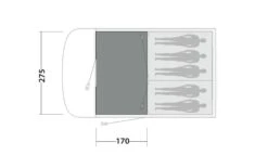 Easy Camp Palmdale 500 Lux Tent Carpet (275cm X 175cm) -Outwell Sales carpet palmdale 500 500 lux