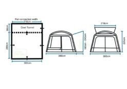 Outdoor Revolution Cayman Classic Low/Mid Drive Away Awning 23 Outdoor Revolution Cayman Classic Low/Mid Drive Away Awning -Outwell Sales cayamn