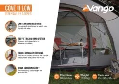 Vango Cove II Low Drive Away Awning -Outwell Sales cove ii low2 1
