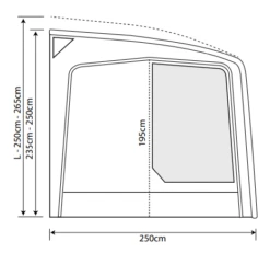 Outdoor Revolution Eclipse Pro 380L Caravan/Motorhome Awning -Outwell Sales eclipse pro 380 2 2