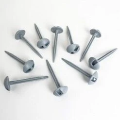 Blue Diamond 10x Grey Plastic Groundsheet Pegs -Outwell Sales groundsheet pegs large