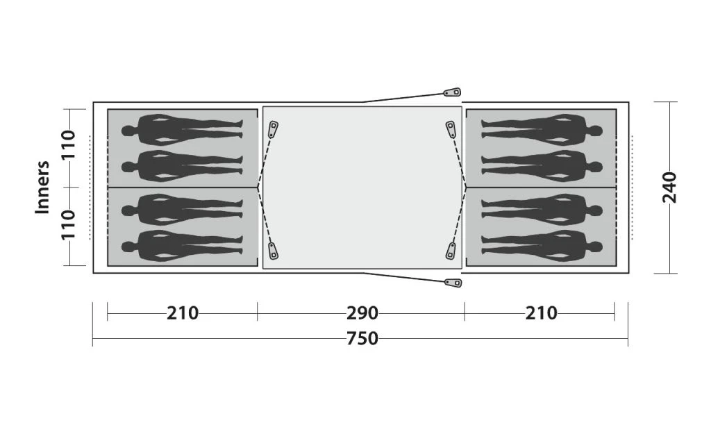 Easy Camp Huntsville 800 Twin Tent 9 Easy Camp Huntsville 800 Twin Tent - Image 9