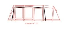 Outdoor Revolution Kalahari PC 7.0 Side Sun Wing -Outwell Sales kalahari sun wing 2 1 1