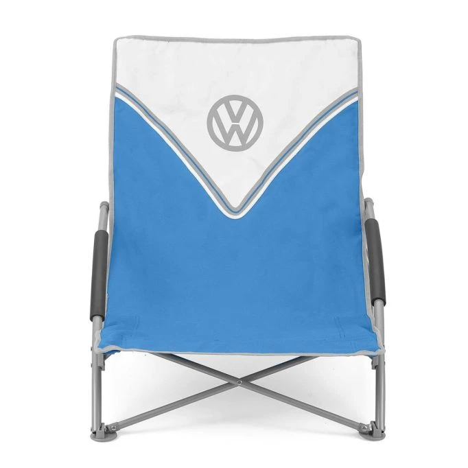 Volkswagen Blue Campervan Folding Low Camping Chair 1 Volkswagen Blue Campervan Folding Low Camping Chair