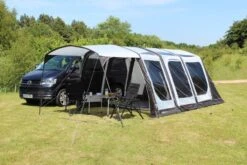 Outdoor Revolution Movelite T4E Mid Drive Away Awning (220 - 255) -Outwell Sales movelite t4e w canopy 2 1 min