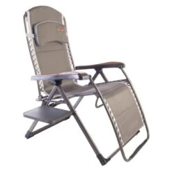 Quest Elite Naples Pro Relaxer XL With Side Table -Outwell Sales naples relaxer side profile