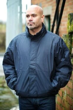 Warrior Navy Ohio Bomber Jacket