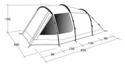 Outwell Dash 4 Tent -Outwell Sales outwell dash4 tent dimensions