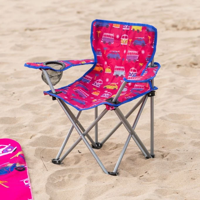 Volkswagen Kids Pink Camping Chair 3 Volkswagen Kids Pink Camping Chair - Image 3