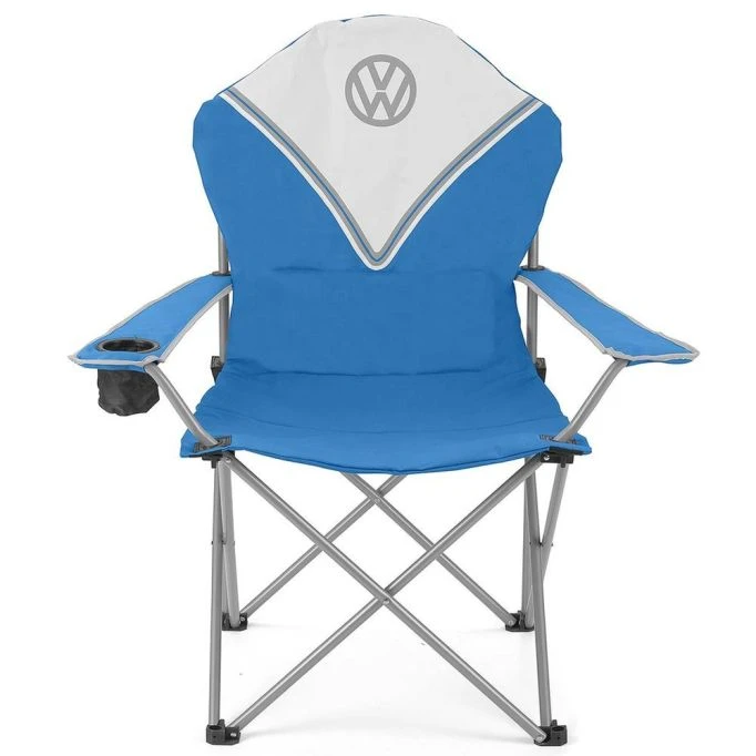 Volkswagen Blue Deluxe Padded Chair 1 Volkswagen Blue Deluxe Padded Chair