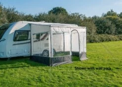 Sunncamp Protekta Sun Canopy 13ft -Outwell Sales protekta roll out sun canopy incl. wall pack 2 min 2