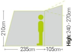 Quest Falcon 300 High Poled Drive Away Awning 5 Quest Falcon 300 High Poled Drive Away Awning -Outwell Sales quest falcon 300 poled drive away awning high 3