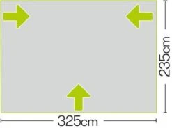 Quest Falcon 325 Poled Porch Caravan Awning 12 Quest Falcon 325 Poled Porch Caravan Awning -Outwell Sales quest falcon 325 poled porch caravan awning height