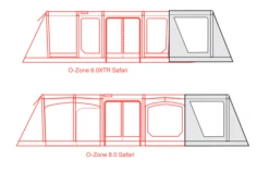Outdoor Revolution Ozone Safari Front Porch Extension -Outwell Sales safari 3