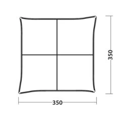 Outwell Summer Lounge L Event Shelter -Outwell Sales summer lounge l floorplan