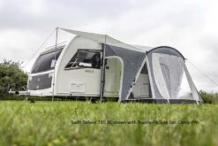 Sunncamp Swift Deluxe 220 SC Caravan Awning -Outwell Sales swift deluxe 260 sc with side sun canopy 2