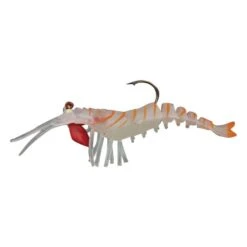 WSB Pack Of 2 Soft Shrimp Zebra Orange 11g Lures