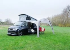 Vango AirBeam Sky Canopy 2.5m -Outwell Sales vango 2020 lifestyle awning additions sun canopy airbeam hi 4