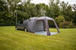 Vango Tailgate Hub Low Awning -Outwell Sales vango grey awning with red lining