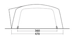 Outwell Vermont 7PE Tent Package -Outwell Sales vermont 7pe width 1