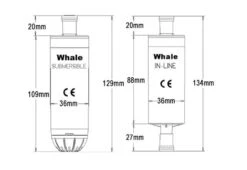 Whale Hi-Flow Submersible Pump - GP1652 -Outwell Sales whale premium sub pump diagram 1