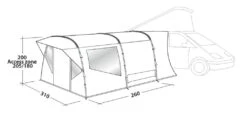 Easy Camp Wimberly Drive Away Awning -Outwell Sales wimberly dimensions